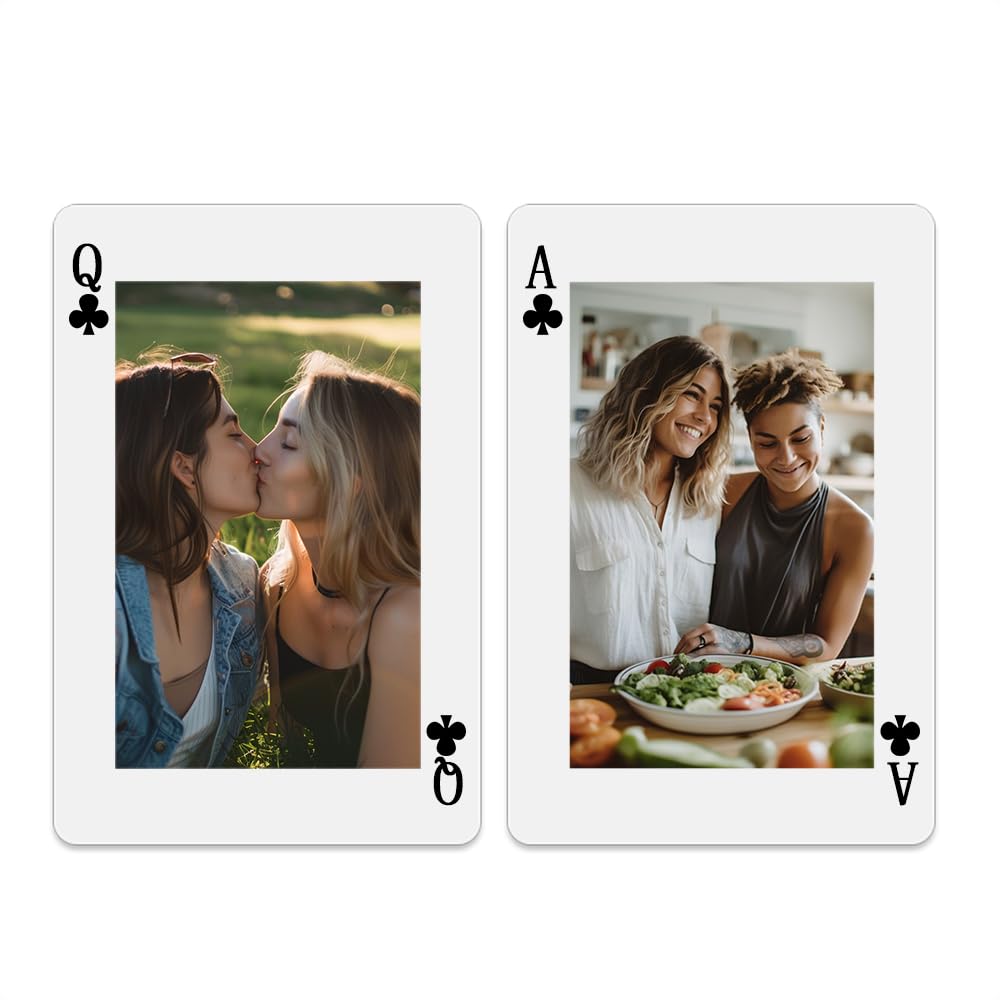 Amazon.co.jp: TDXHHW カスタムデッキ トランプ写真 ボックス